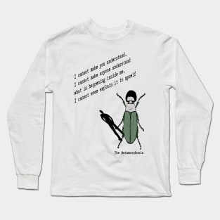 Franz Kafka Book Quote Long Sleeve T-Shirt